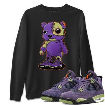 Jordan 4 Canyon Purple Sneaker Match Tees Cyborg Bear Sneaker Tees Jordan 4 Canyon Purple Sneaker Release Tees Unisex Shirts