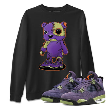 Jordan 4 Canyon Purple Sneaker Match Tees Cyborg Bear Sneaker Tees Jordan 4 Canyon Purple Sneaker Release Tees Unisex Shirts