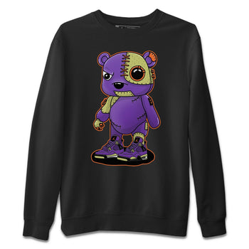 Jordan 4 Canyon Purple Sneaker Match Tees Cyborg Bear Sneaker Tees Jordan 4 Canyon Purple Sneaker Release Tees Unisex Shirts