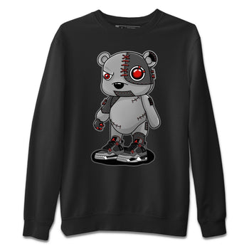 Jordan 4 Infrared Sneaker Match Tees Cyborg Bear Sneaker Tees Jordan 4 Infrared Sneaker Release Tees Unisex Shirts