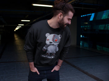 Jordan 4 Infrared Sneaker Match Tees Cyborg Bear Sneaker Tees Jordan 4 Infrared Sneaker Release Tees Unisex Shirts