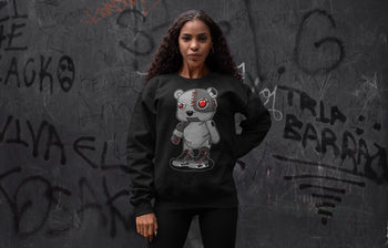Jordan 4 Infrared Sneaker Match Tees Cyborg Bear Sneaker Tees Jordan 4 Infrared Sneaker Release Tees Unisex Shirts