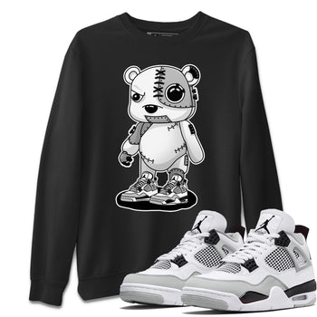 Jordan 4 Military Black Sneaker Match Tees Cyborg Bear Sneaker Tees Jordan 4 Military Black Sneaker Release Tees Unisex Shirts