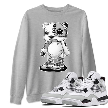 Jordan 4 Military Black Sneaker Match Tees Cyborg Bear Sneaker Tees Jordan 4 Military Black Sneaker Release Tees Unisex Shirts