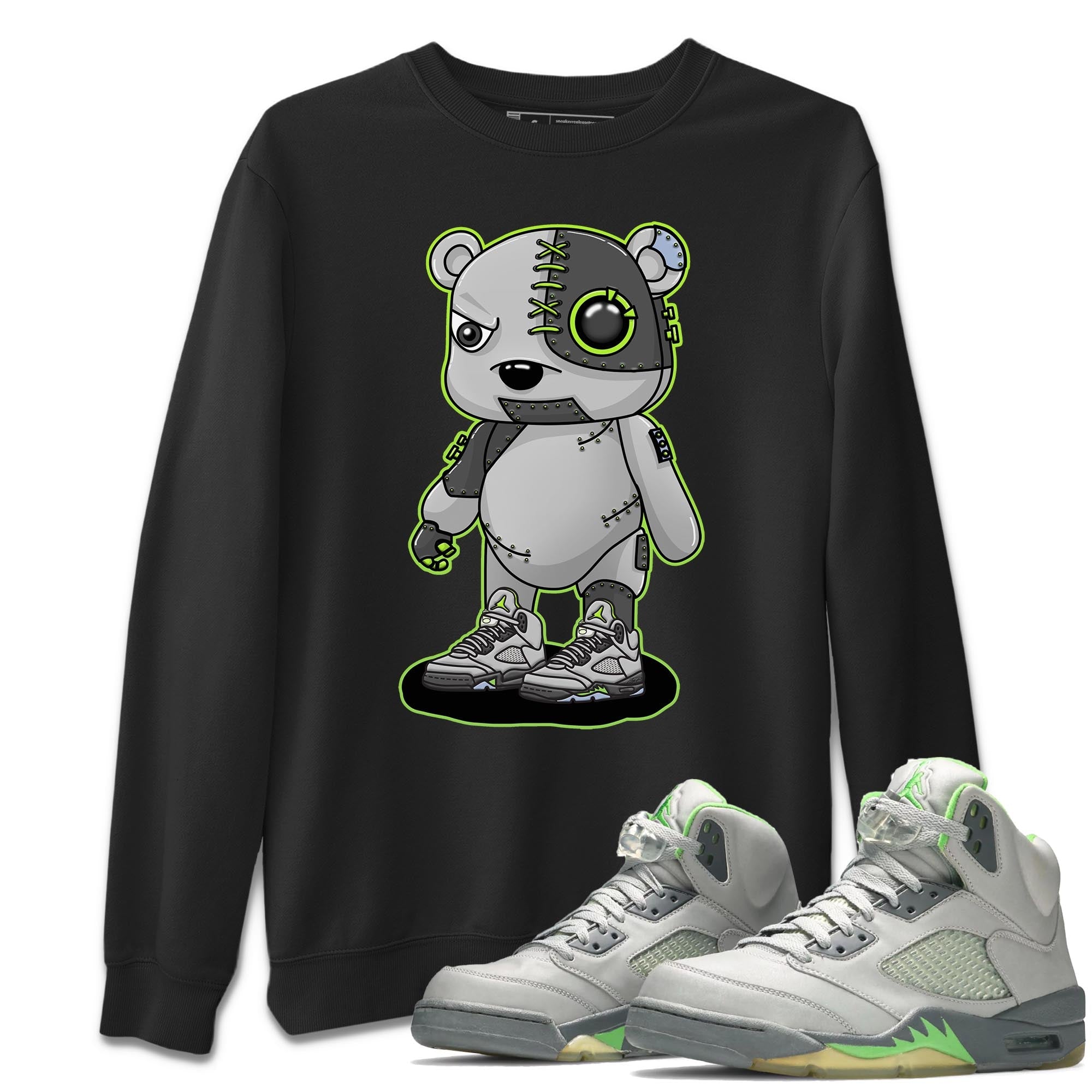 Jordan 5 Green Bean Sneaker Match Tees Cyborg Bear Sneaker Tees Jordan 5 Green Bean Sneaker Release Tees Unisex Shirts