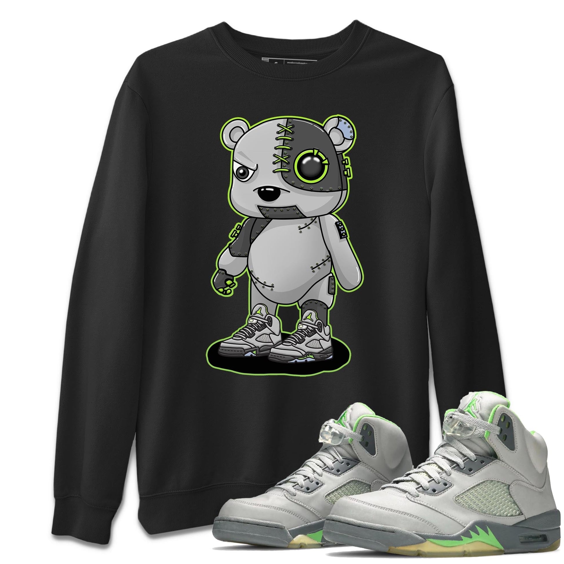 Jordan 5 Green Bean Sneaker Match Tees Cyborg Bear Sneaker Tees Jordan 5 Green Bean Sneaker Release Tees Unisex Shirts