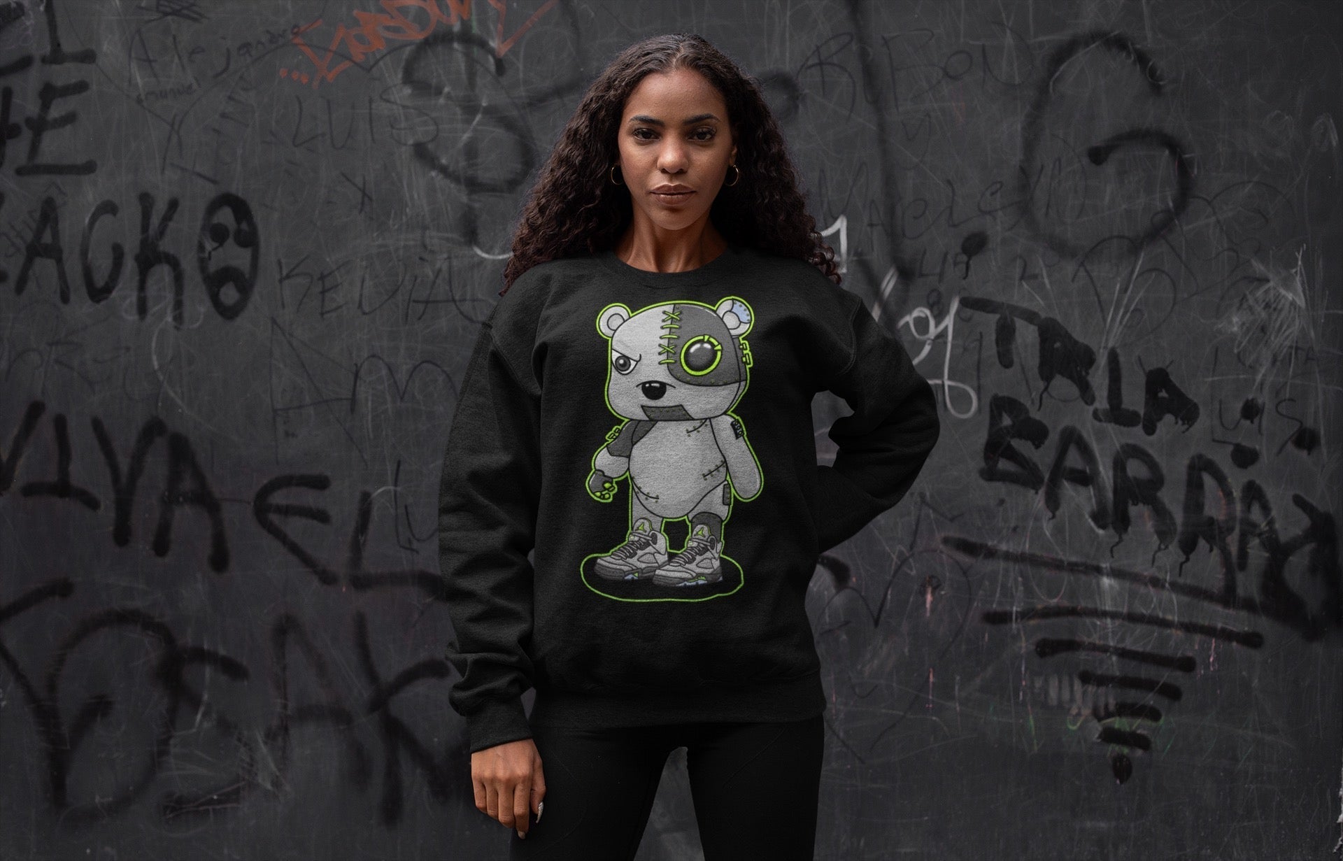 Jordan 5 Green Bean Sneaker Match Tees Cyborg Bear Sneaker Tees Jordan 5 Green Bean Sneaker Release Tees Unisex Shirts