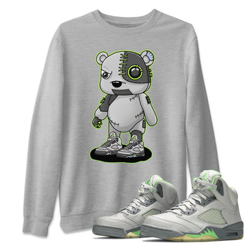 Jordan 5 Green Bean Sneaker Match Tees Cyborg Bear Sneaker Tees Jordan 5 Green Bean Sneaker Release Tees Unisex Shirts