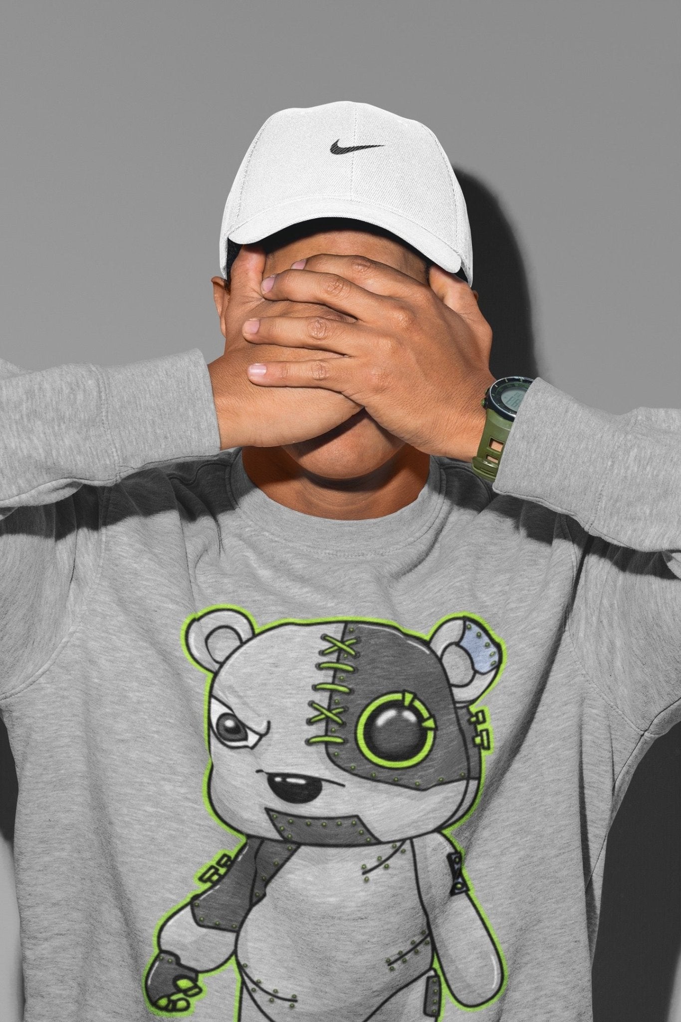 Jordan 5 Green Bean Sneaker Match Tees Cyborg Bear Sneaker Tees Jordan 5 Green Bean Sneaker Release Tees Unisex Shirts