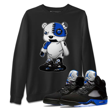 Jordan 5 Racer Blue Sneaker Match Tees Cyborg Bear Sneaker Tees Jordan 5 Racer Blue Sneaker Release Tees Unisex Shirts