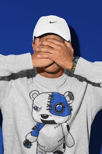 Jordan 5 Racer Blue Sneaker Match Tees Cyborg Bear Sneaker Tees Jordan 5 Racer Blue Sneaker Release Tees Unisex Shirts
