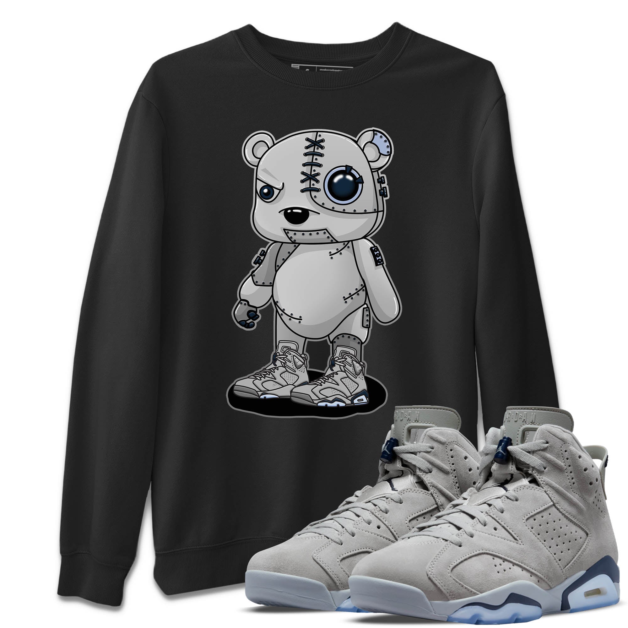 Jordan 6 Georgetown Sneaker Match Tees Cyborg Bear Sneaker Tees Jordan 6 Georgetown Sneaker Release Tees Unisex Shirts