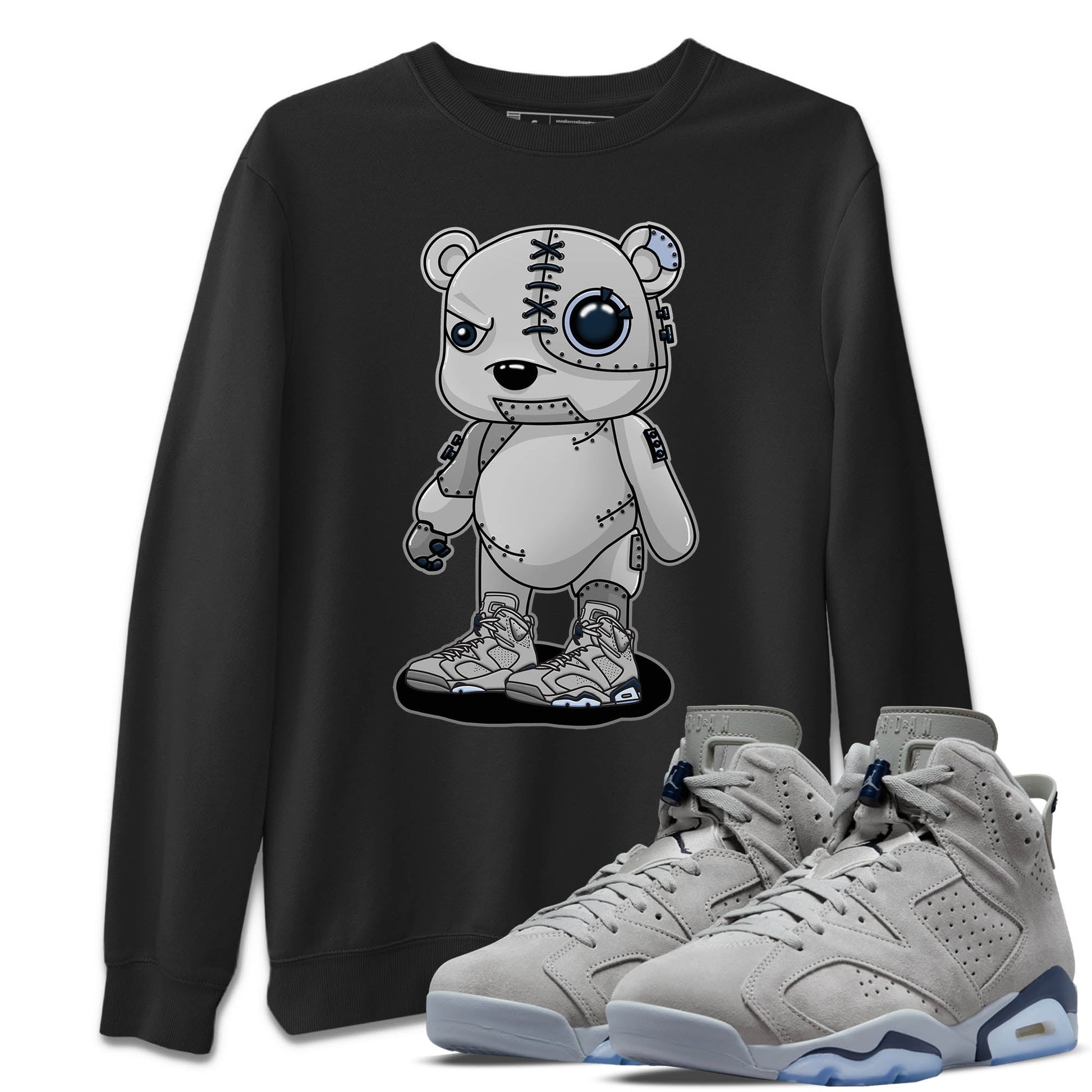 Jordan 6 Georgetown Sneaker Match Tees Cyborg Bear Sneaker Tees Jordan 6 Georgetown Sneaker Release Tees Unisex Shirts