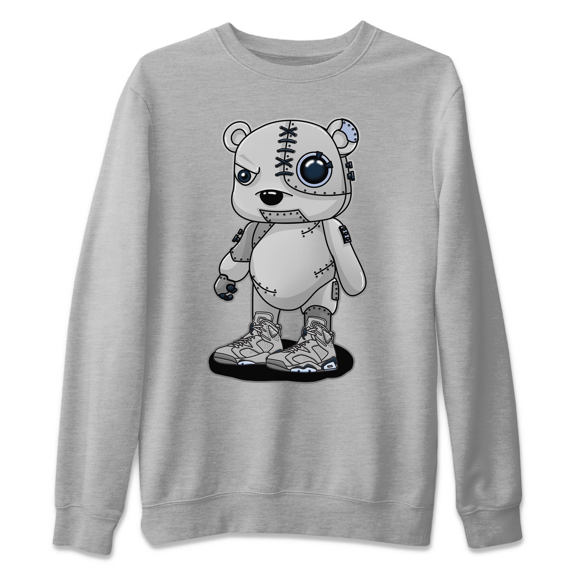Jordan 6 Georgetown Sneaker Match Tees Cyborg Bear Sneaker Tees Jordan 6 Georgetown Sneaker Release Tees Unisex Shirts