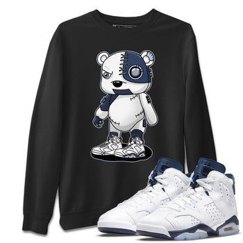 Jordan 6 Midnight Navy Sneaker Match Tees Cyborg Bear Sneaker Tees Jordan 6 Midnight Navy Sneaker Release Tees Unisex Shirts