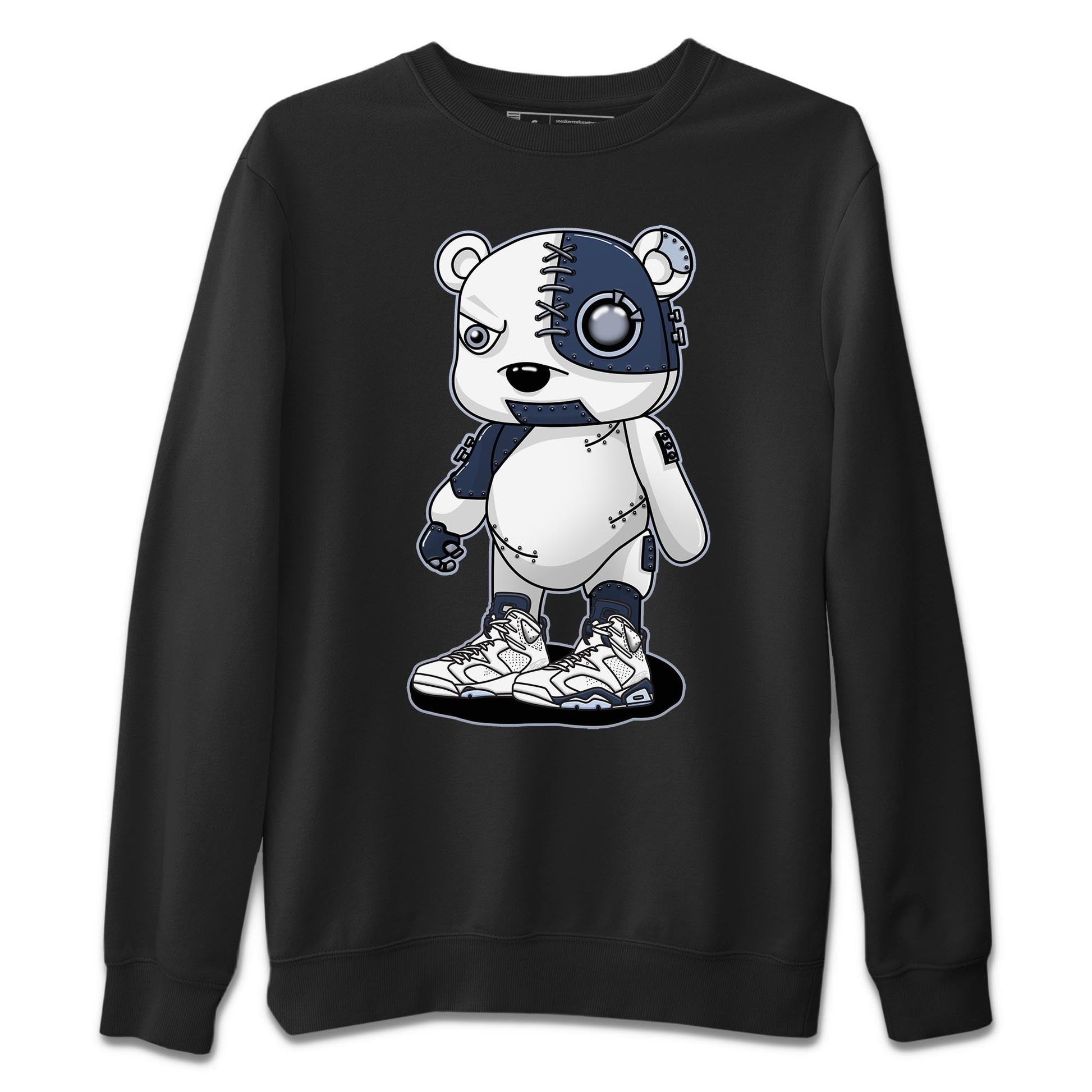 Jordan 6 Midnight Navy Sneaker Match Tees Cyborg Bear Sneaker Tees Jordan 6 Midnight Navy Sneaker Release Tees Unisex Shirts
