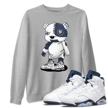 Jordan 6 Midnight Navy Sneaker Match Tees Cyborg Bear Sneaker Tees Jordan 6 Midnight Navy Sneaker Release Tees Unisex Shirts