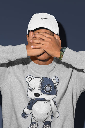 Jordan 6 Midnight Navy Sneaker Match Tees Cyborg Bear Sneaker Tees Jordan 6 Midnight Navy Sneaker Release Tees Unisex Shirts