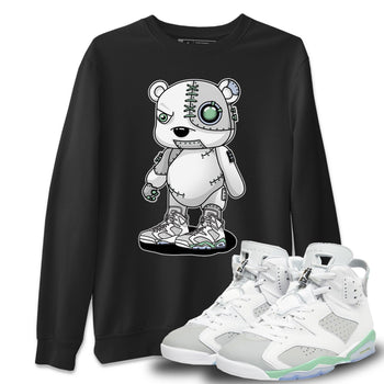 Jordan 6 Mint Foam Sneaker Match Tees Cyborg Bear Sneaker Tees Jordan 6 Mint Foam Sneaker Release Tees Unisex Shirts