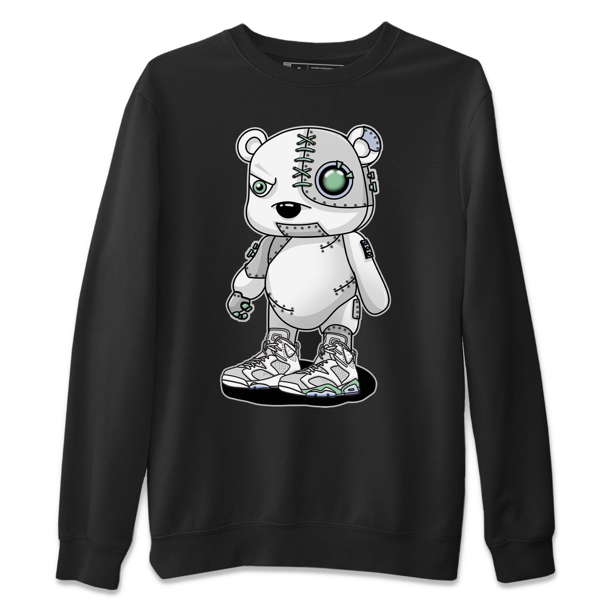 Jordan 6 Mint Foam Sneaker Match Tees Cyborg Bear Sneaker Tees Jordan 6 Mint Foam Sneaker Release Tees Unisex Shirts