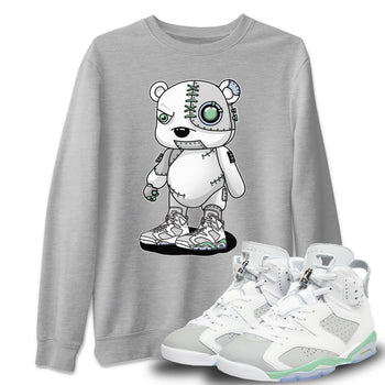 Jordan 6 Mint Foam Sneaker Match Tees Cyborg Bear Sneaker Tees Jordan 6 Mint Foam Sneaker Release Tees Unisex Shirts