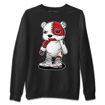 Jordan 6 Red Velvet Cookies Sneaker Match Tees Cyborg Bear Sneaker Tees Jordan 6 Red Velvet Cookies Sneaker Release Tees Unisex Shirts