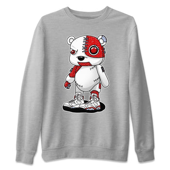 Jordan 6 Red Velvet Cookies Sneaker Match Tees Cyborg Bear Sneaker Tees Jordan 6 Red Velvet Cookies Sneaker Release Tees Unisex Shirts