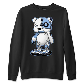 Jordan 6 UNC Sneaker Match Tees Cyborg Bear Sneaker Tees Jordan 6 UNC Sneaker Release Tees Unisex Shirts