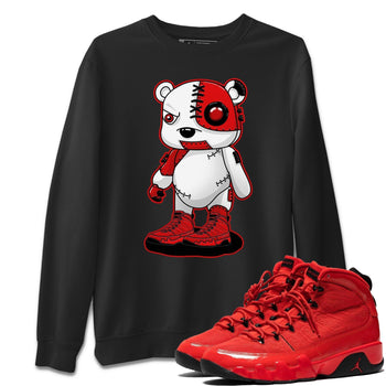 Jordan 9 Chile Red Sneaker Match Tees Cyborg Bear Sneaker Tees Jordan 9 Chile Red Sneaker Release Tees Unisex Shirts