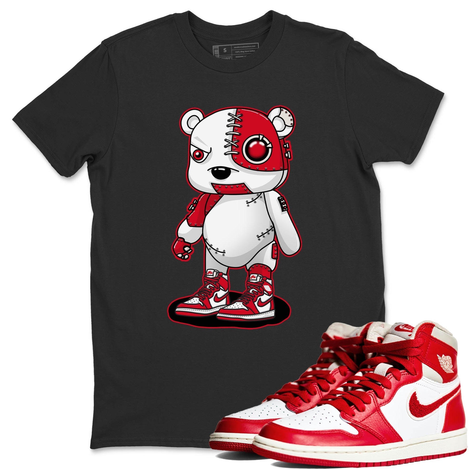 Jordan 1 Newstalgia Sneaker Match Tees Cyborg Bear Sneaker Tees Jordan 1 Newstalgia Sneaker Release Tees Unisex Shirts