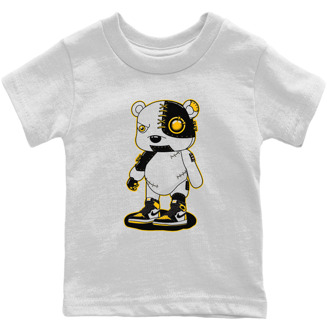 Jordan 1 Taxi Sneaker Match Tees Cyborg Bear Sneaker Tees Jordan 1 Taxi Sneaker Release Tees Kids Shirts