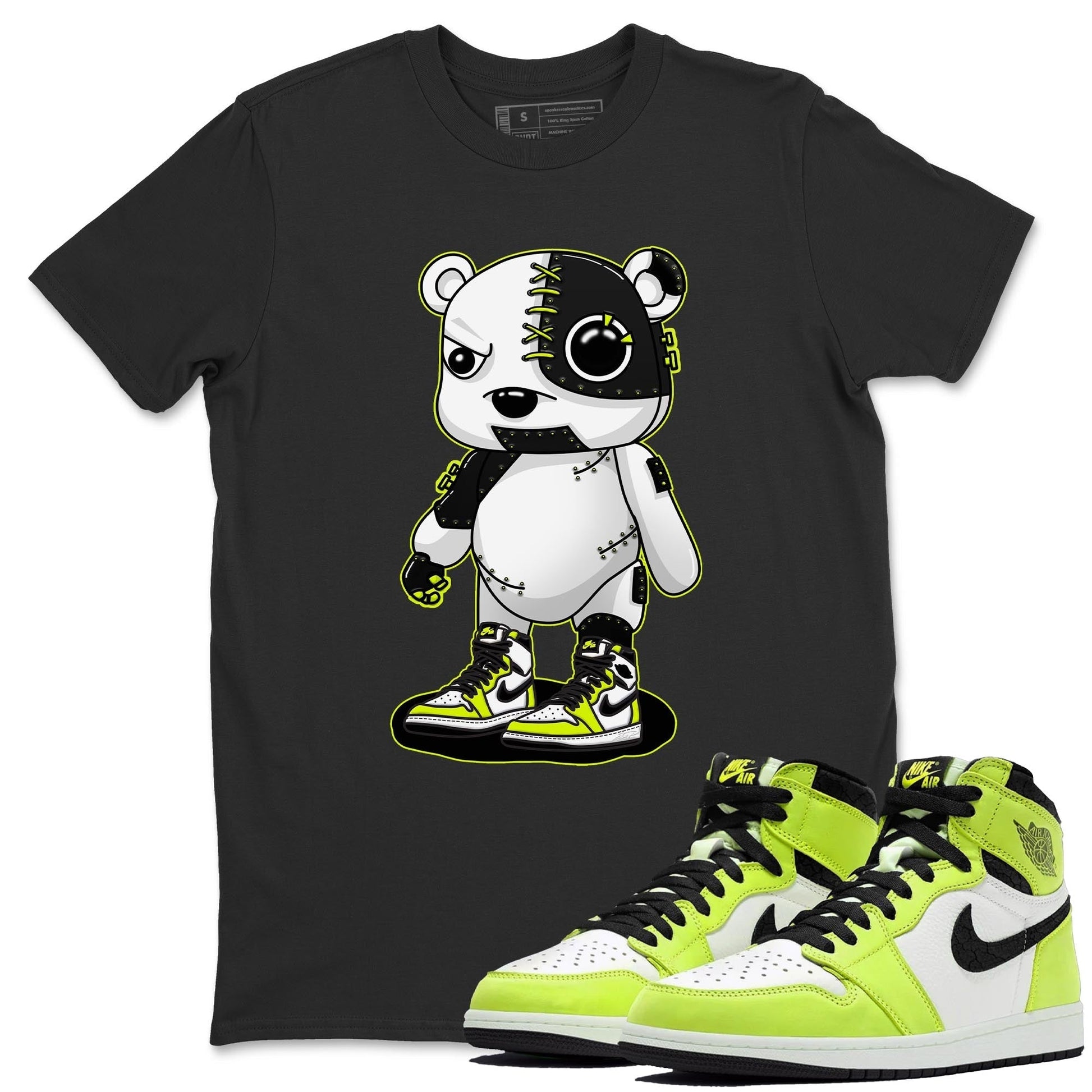 Jordan 1 Visionaire Sneaker Match Tees Cyborg Bear Sneaker Tees Jordan 1 Visionaire Sneaker Release Tees Unisex Shirts