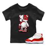 Jordan 11 Cherry Sneaker Match Tees Cyborg Bear Sneaker Tees Jordan 11 Cherry Sneaker Release Tees Kids Shirts