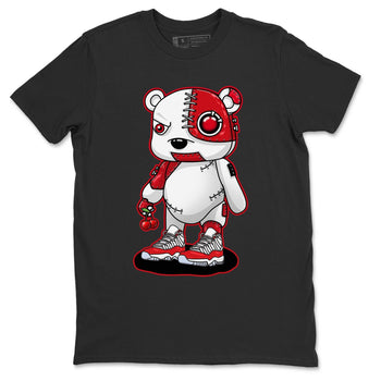 Jordan 11 Cherry Sneaker Match Tees Cyborg Bear Sneaker Tees Jordan 11 Cherry Sneaker Release Tees Unisex Shirts