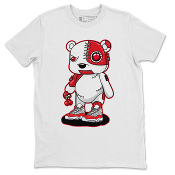 Jordan 11 Cherry Sneaker Match Tees Cyborg Bear Sneaker Tees Jordan 11 Cherry Sneaker Release Tees Unisex Shirts