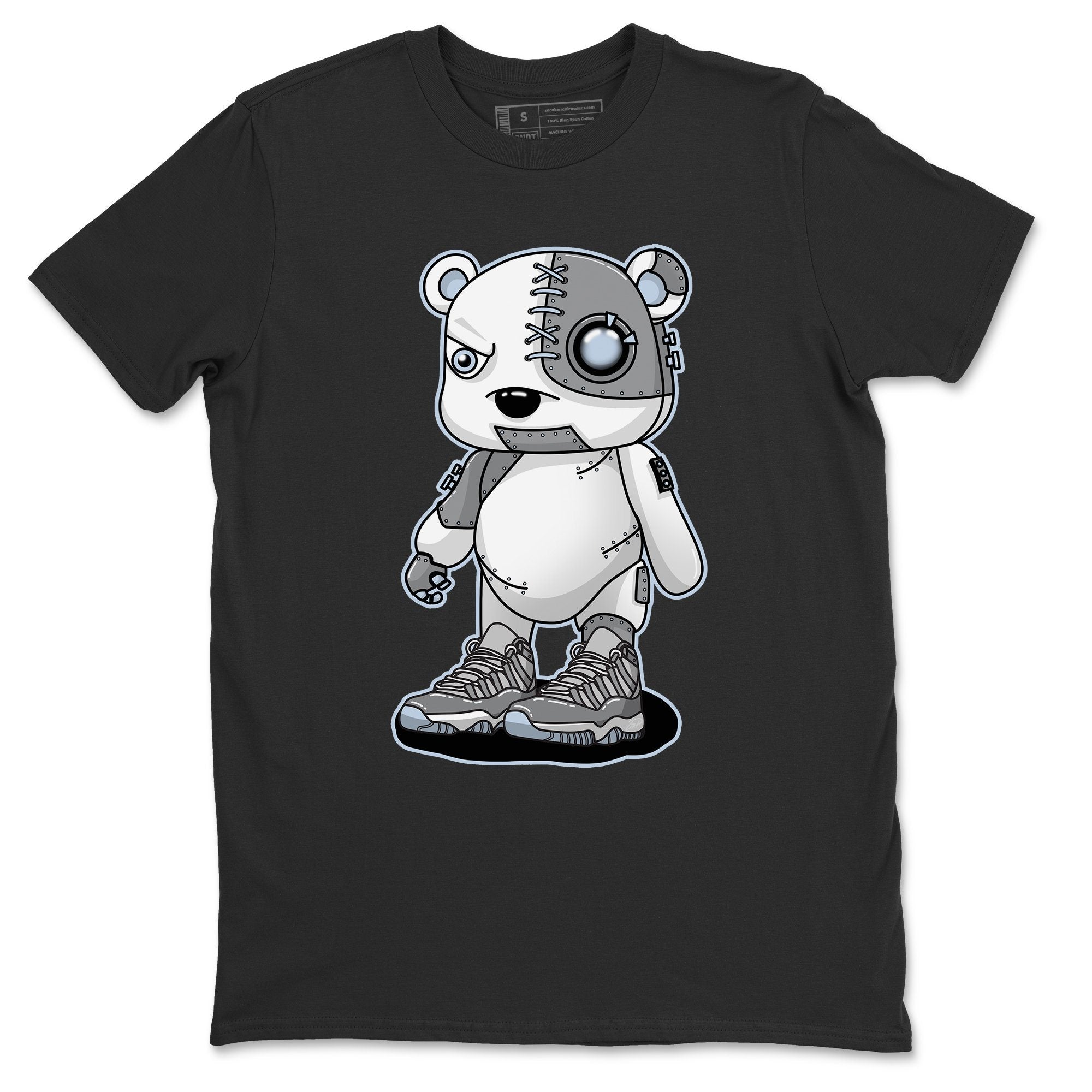 Jordan 11 Cool Grey Sneaker Match Tees Cyborg Bear Sneaker Tees Jordan 11 Cool Grey Sneaker Release Tees Unisex Shirts