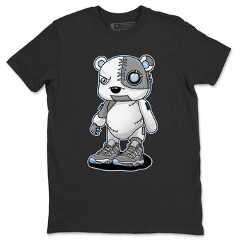 Jordan 11 Cool Grey Sneaker Match Tees Cyborg Bear Sneaker Tees Jordan 11 Cool Grey Sneaker Release Tees Unisex Shirts