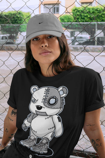 Jordan 11 Cool Grey Sneaker Match Tees Cyborg Bear Sneaker Tees Jordan 11 Cool Grey Sneaker Release Tees Unisex Shirts