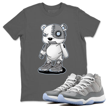Jordan 11 Cool Grey Sneaker Match Tees Cyborg Bear Sneaker Tees Jordan 11 Cool Grey Sneaker Release Tees Unisex Shirts