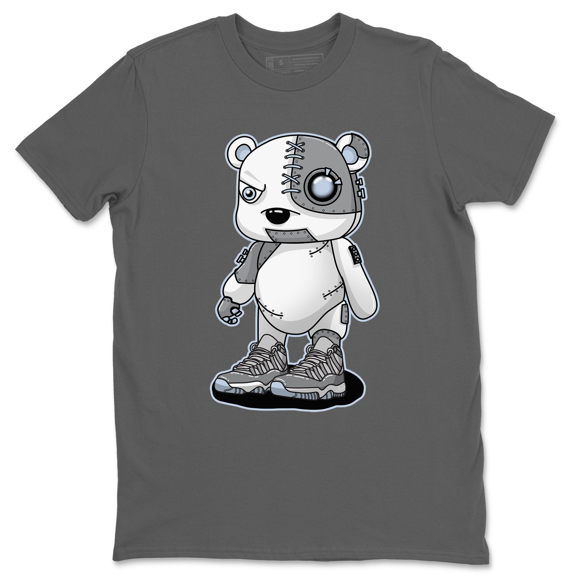 Jordan 11 Cool Grey Sneaker Match Tees Cyborg Bear Sneaker Tees Jordan 11 Cool Grey Sneaker Release Tees Unisex Shirts