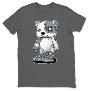 Jordan 11 Cool Grey Sneaker Match Tees Cyborg Bear Sneaker Tees Jordan 11 Cool Grey Sneaker Release Tees Unisex Shirts