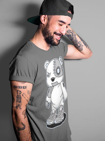 Jordan 11 Cool Grey Sneaker Match Tees Cyborg Bear Sneaker Tees Jordan 11 Cool Grey Sneaker Release Tees Unisex Shirts