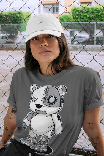 Jordan 11 Cool Grey Sneaker Match Tees Cyborg Bear Sneaker Tees Jordan 11 Cool Grey Sneaker Release Tees Unisex Shirts