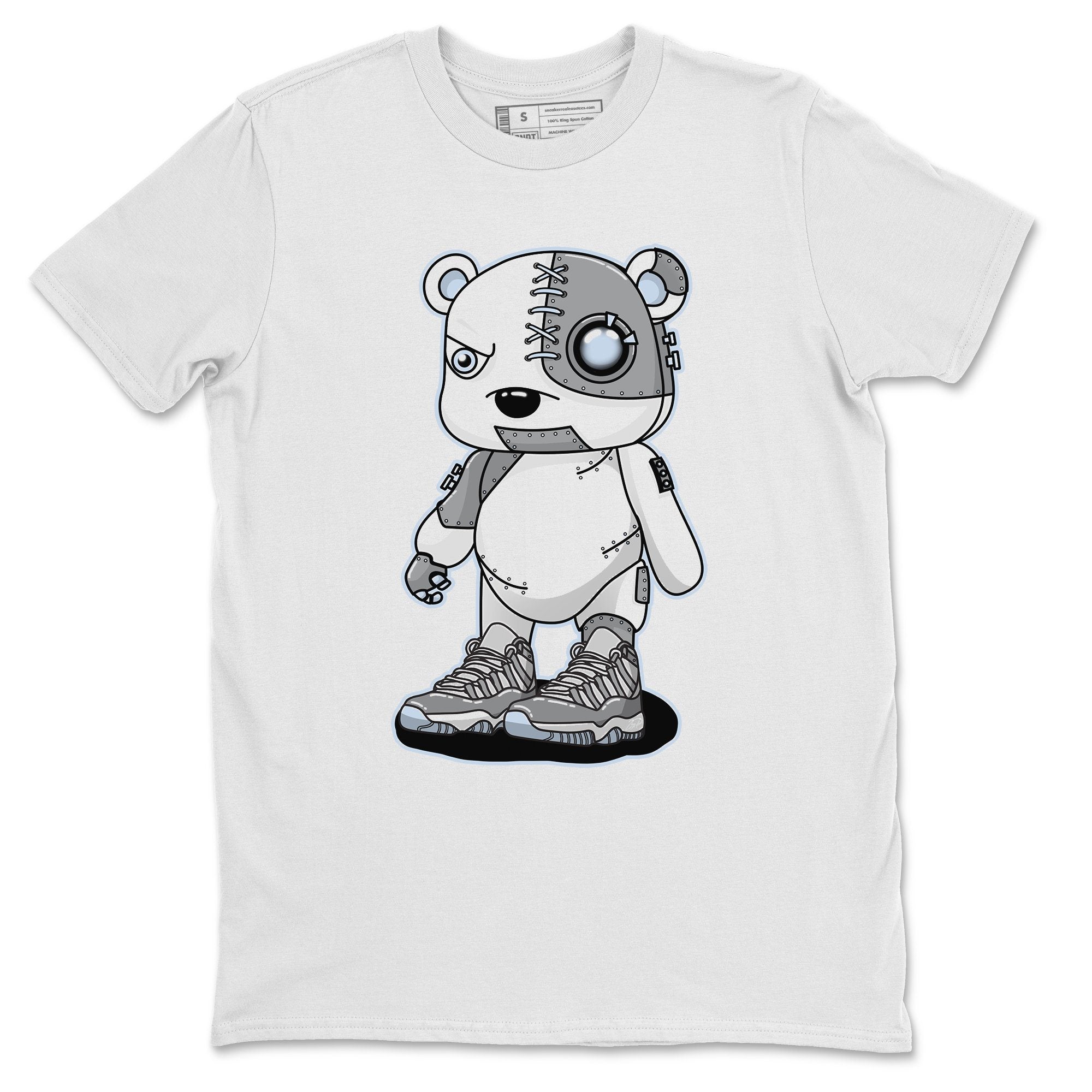Jordan 11 Cool Grey Sneaker Match Tees Cyborg Bear Sneaker Tees Jordan 11 Cool Grey Sneaker Release Tees Unisex Shirts