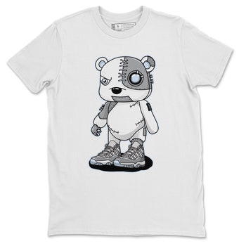 Jordan 11 Cool Grey Sneaker Match Tees Cyborg Bear Sneaker Tees Jordan 11 Cool Grey Sneaker Release Tees Unisex Shirts