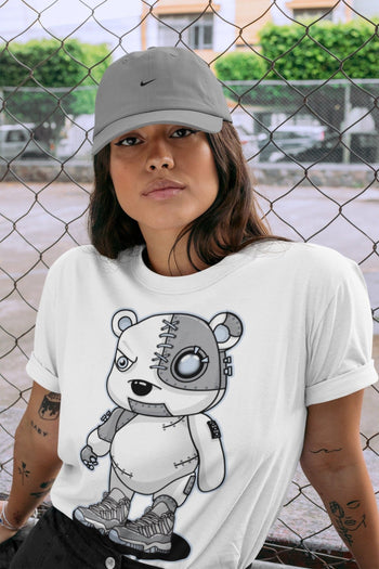 Jordan 11 Cool Grey Sneaker Match Tees Cyborg Bear Sneaker Tees Jordan 11 Cool Grey Sneaker Release Tees Unisex Shirts
