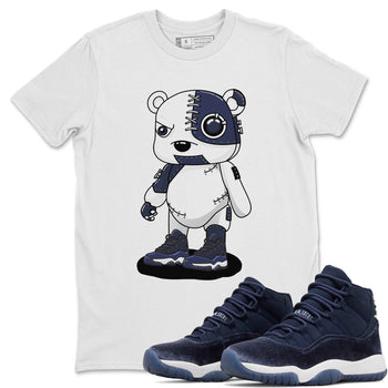 Jordan 11 Midnight Navy Sneaker Match Tees Cyborg Bear Sneaker Tees Jordan 11 Midnight Navy Sneaker Release Tees Unisex Shirts