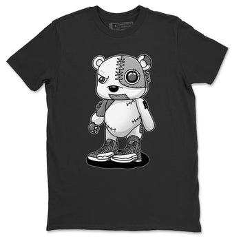 Jordan 12 Stealth Sneaker Match Tees Cyborg Bear Sneaker Tees Jordan 12 Stealth Sneaker Release Tees Unisex Shirts
