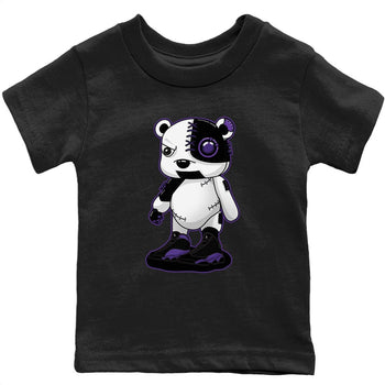 Jordan 13 Court Purple Sneaker Match Tees Cyborg Bear Sneaker Tees Jordan 13 Court Purple Sneaker Release Tees Kids Shirts