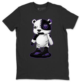 Jordan 13 Court Purple Sneaker Match Tees Cyborg Bear Sneaker Tees Jordan 13 Court Purple Sneaker Release Tees Unisex Shirts